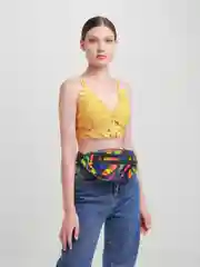 Черный сумка поясная