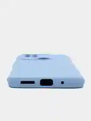 Голубой чехол Xiaomi Redmi 10C / Poco C40, Сяоми Редми 10С, силиконовый, с мягким подкладом