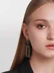 Серьги геометрия, бронза
