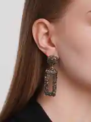 Серьги геометрия, бронза