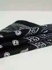 Черный бандана, летняя повязка на голову