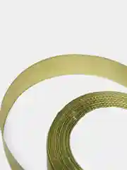 Оливковый лента атласная 25 мм, рулон 22 метра