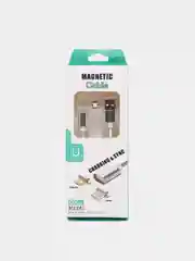 Кабель iPhone 5 Magnetic, магнитный, в коробке, серебро, 1 м
