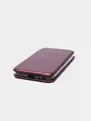 Пурпурный чехол-книжка на Samsung Galaxy J3 2017 (J330), Самсунг Галакси Джи3 2017 (Джи330)