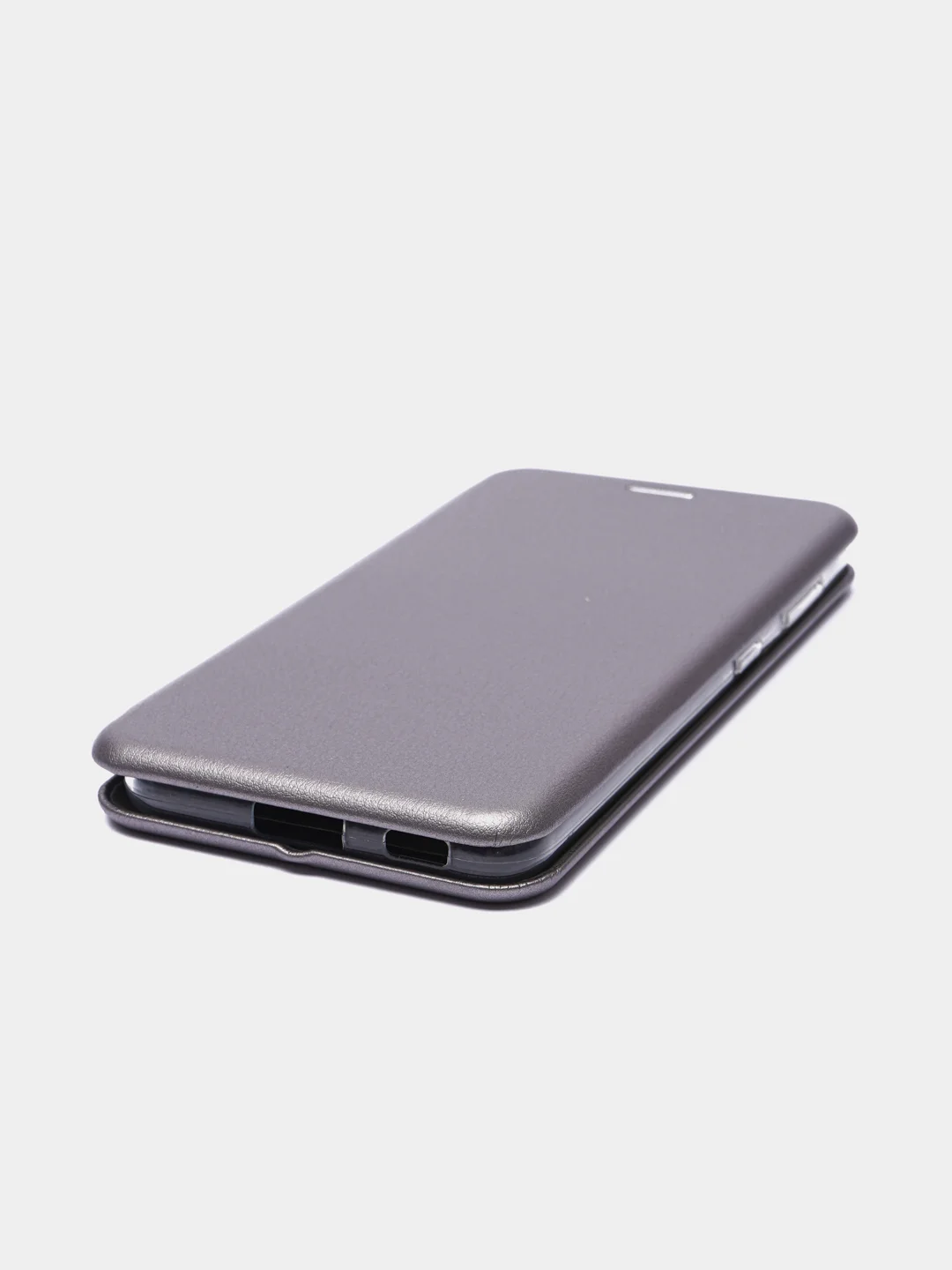 Серебряный чехол-книжка для Samsung Galaxy S21