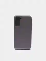 Серебряный чехол-книжка для Samsung Galaxy S21