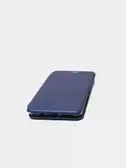 Синий чехол-книжка на Samsung Galaxy A7 2018 (A750), Самсунг Галакси А7 2018 (А750)