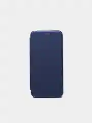 Синий чехол-книжка на Samsung Galaxy A7 2018 (A750), Самсунг Галакси А7 2018 (А750)