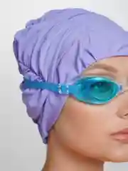 Голубой очки для плавания