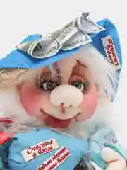 Бирюзовый игрушка "Домовенок"