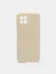 Молочный чехол с защитой камеры и бархатом внутри Realme 8i
