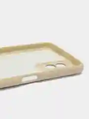Молочный чехол с защитой камеры и бархатом внутри Realme 8i