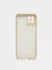 Молочный чехол с защитой камеры и бархатом внутри Realme 8i