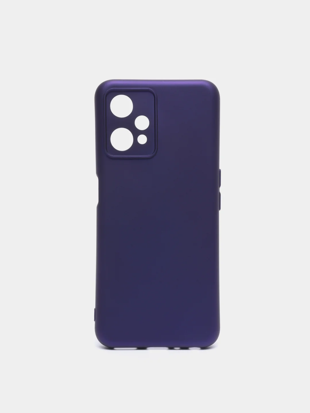 Фиолетовый чехол с защитой камеры и бархатом внутри Realme 9 PRO / Realme 9 5g / Realme Q5