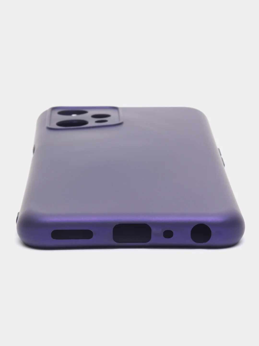 Фиолетовый чехол с защитой камеры и бархатом внутри Realme 9 PRO / Realme 9 5g / Realme Q5