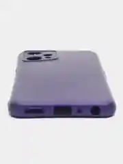 Фиолетовый чехол с защитой камеры и бархатом внутри Realme 9 PRO / Realme 9 5g / Realme Q5