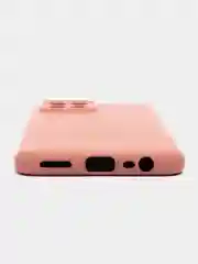 Коралловый меланж чехол для Realme 8 / 8 Pro c защитой камеры и бархатом внутри