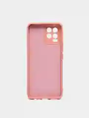 Коралловый меланж чехол для Realme 8 / 8 Pro c защитой камеры и бархатом внутри