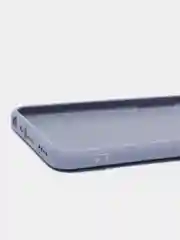Синий меланж чехол с защитой камеры и бархатом внутри Realme 8i