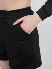 Серый спортивный костюм  шорты и топ,  женский