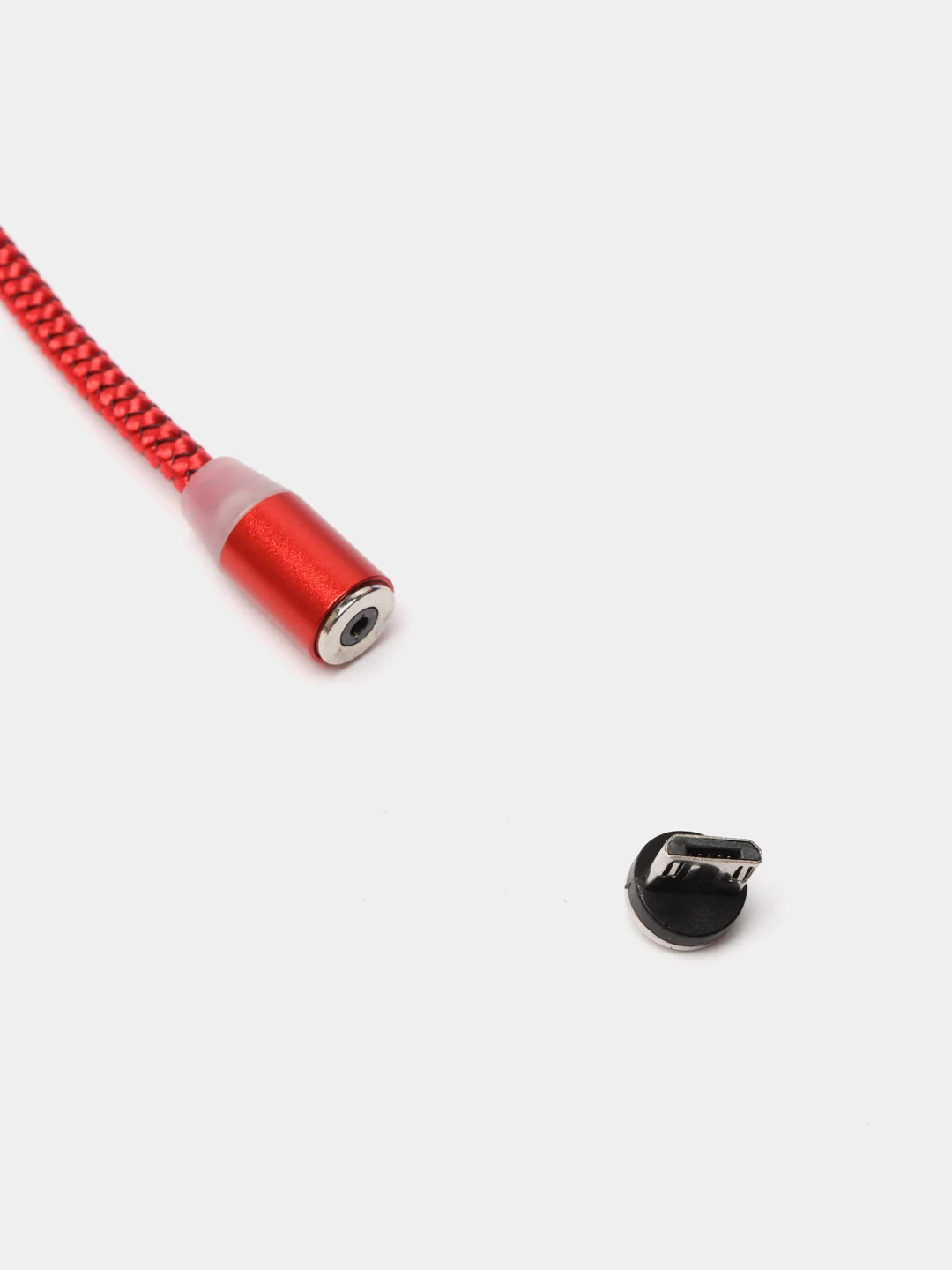 Оранжевый магнитный кабель для зарядки Micro USB, Type C, Lightning