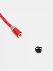 Оранжевый магнитный кабель для зарядки Micro USB, Type C, Lightning