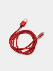 Оранжевый магнитный кабель для зарядки Micro USB, Type C, Lightning