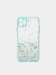 Чехол для Iphone 11 Pro Max с блестками силиконовый
