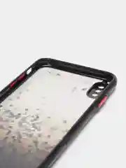 Черный чехол для Iphone XS Max, с блестками, силиконовый