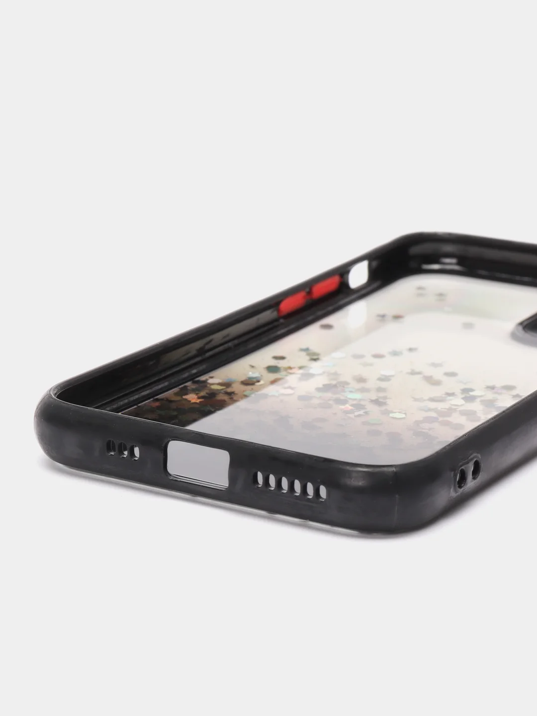 Черный чехол для iPhone 11 Pro с блестками, силиконовый