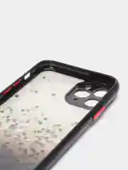 Черный чехол для iPhone 11 Pro с блестками, силиконовый