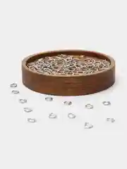 Серебряный кольца соединительные, разъёмные (штуки, граммы)