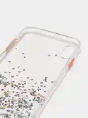 Прозрачный чехол для Iphone XS Max, с блестками, силиконовый