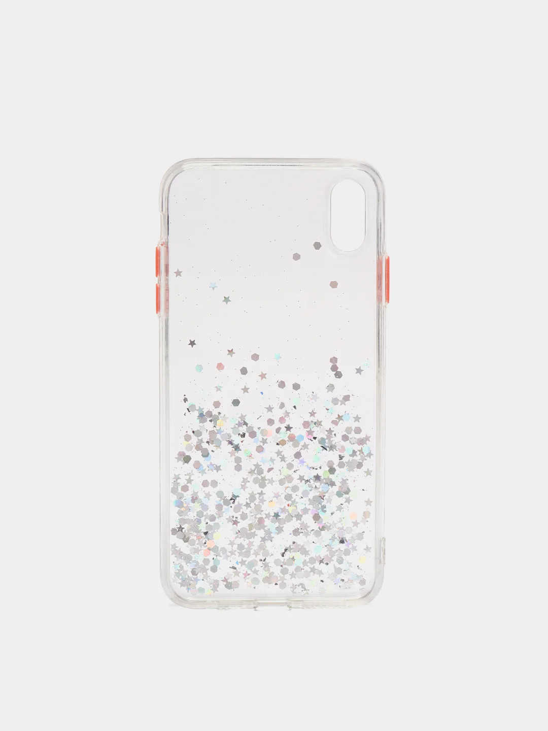 Прозрачный чехол для Iphone XS Max, с блестками, силиконовый