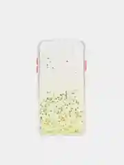 Желтый чехол для Iphone XS Max, с блестками, силиконовый