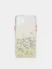 Желтый чехол для iPhone 11 Pro с блестками, силиконовый