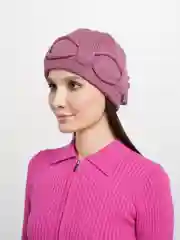 Марсала шапка женская осень-зима