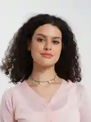 Серебряный чокер на Новый год