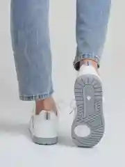 Серый женские кроссовки, белые
