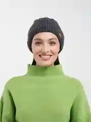 Угольный шапка женская зимняя