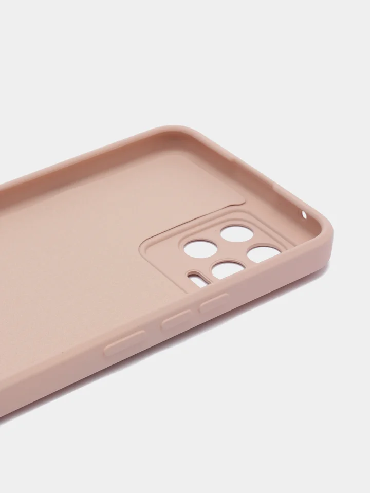 Кремовый чехол силиконовый для Realme 8 / 8 Pro Реалми 8 / 8 Про Silicone Cover