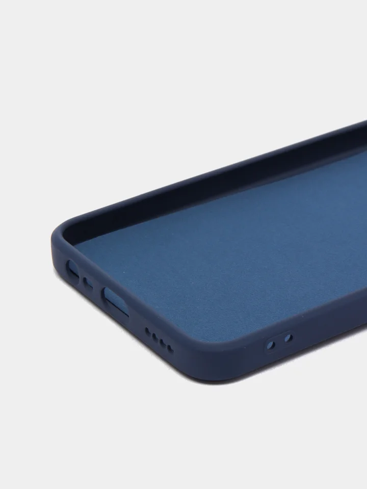 Темно-синий чехол силиконовый для Realme 8 / 8 Pro Реалми 8 / 8 Про Silicone Cover