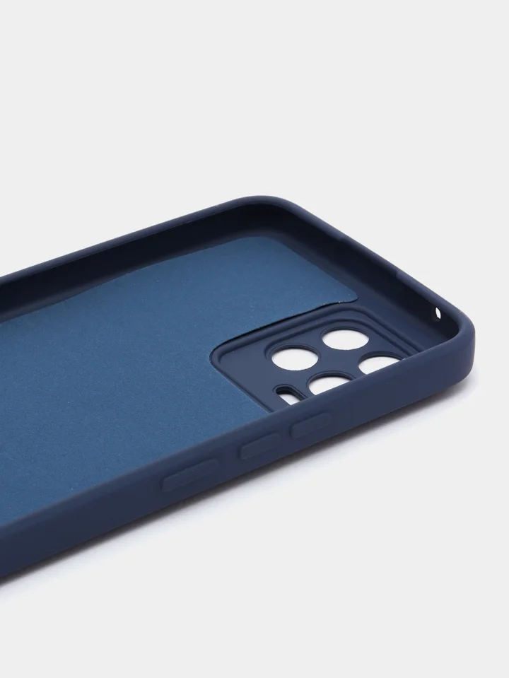 Темно-синий чехол силиконовый для Realme 8 / 8 Pro Реалми 8 / 8 Про Silicone Cover