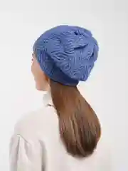 Синий шапка женская зимняя