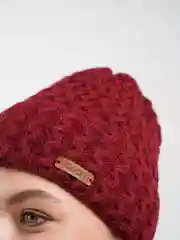 Бордовый шапка женская зимняя