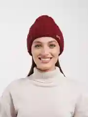 Бордовый шапка женская зимняя