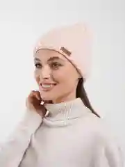 Тёмно-розовый шапка женская зимняя