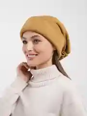 Фиолетовый шапка женская вязаная