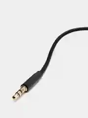 Черный кабель аудио AUX 3,5 мм jack - AUX 3,5 мм jack стерео 1-2 м аукс шнур, переходник Джек 3.5