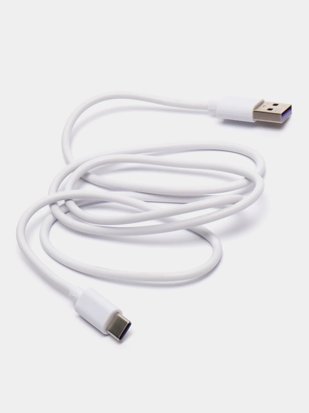 Белый кабель Type-C, для быстрой зарядки и передачи данных
